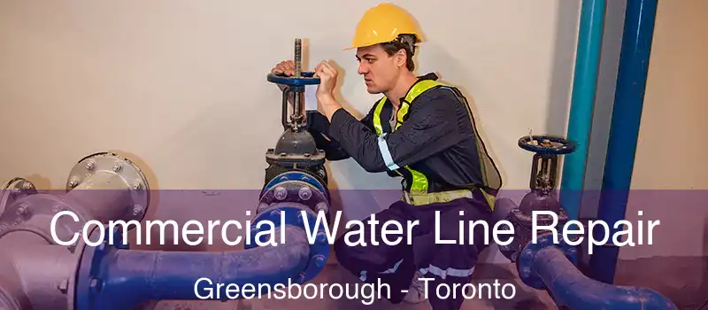  Commercial Water Line Repair Greensborough - Toronto