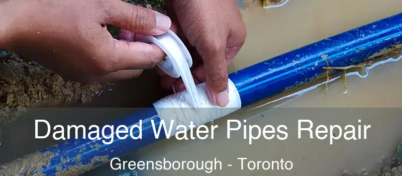  Damaged Water Pipes Repair Greensborough - Toronto
