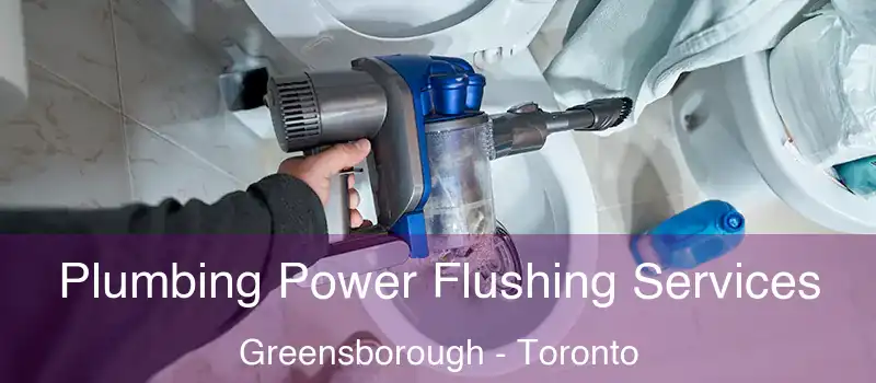  Plumbing Power Flushing Services Greensborough - Toronto