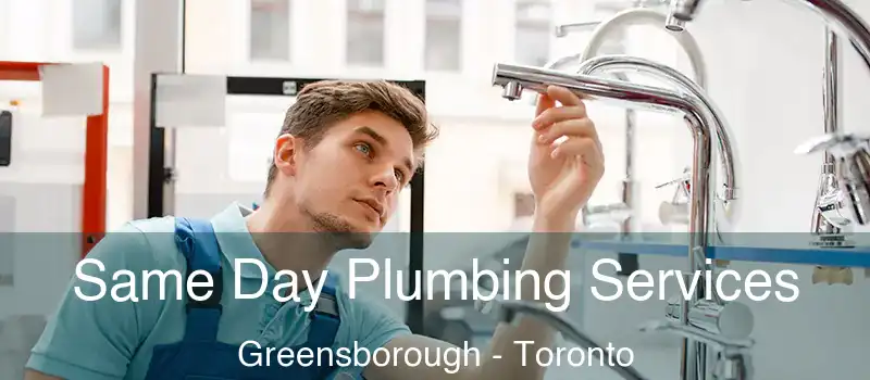  Same Day Plumbing Services Greensborough - Toronto