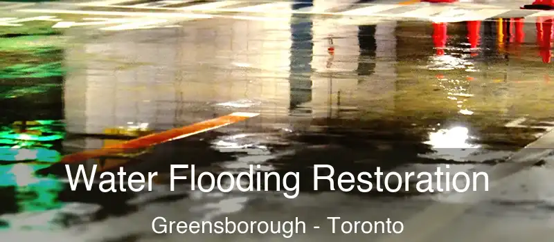  Water Flooding Restoration Greensborough - Toronto